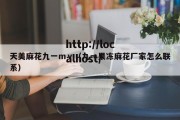 天美麻花九一ｍｖ（九一果冻麻花厂家怎么联系）